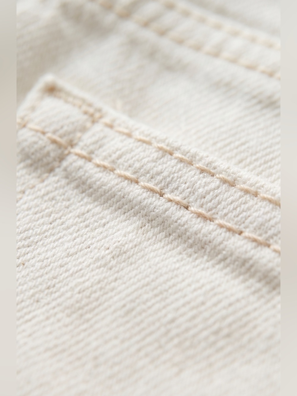 High Rise Utility Short - Off White - Picture 3 of 10